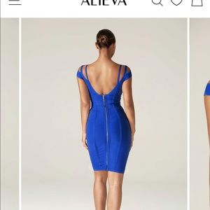 SOPHIA BANDAGE DRESS (ROYAL BLUE) NWT